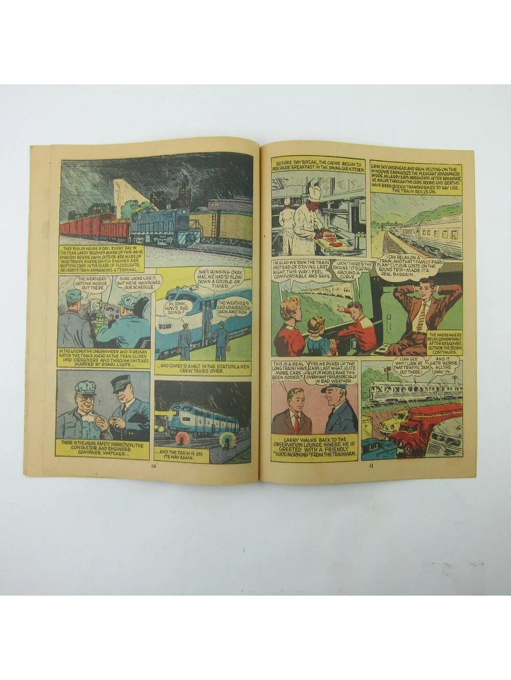 Railroad Comic Book Ride the High Iron America's Passenger Trains Vintage 1955